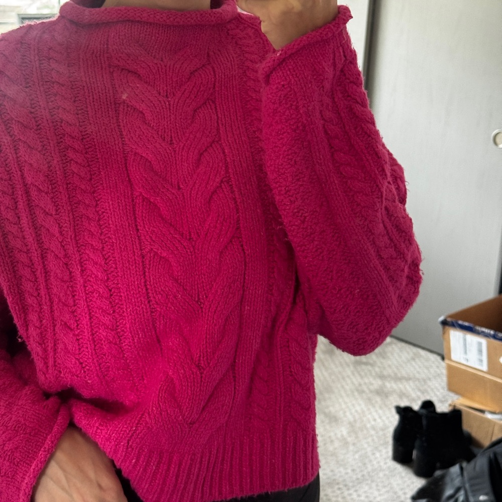 Pilcro Cable Knit Sweater